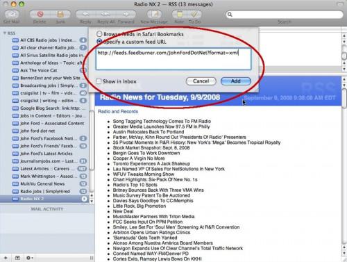 Cómo agregar y leer fuentes RSS en Mac OS X Mail