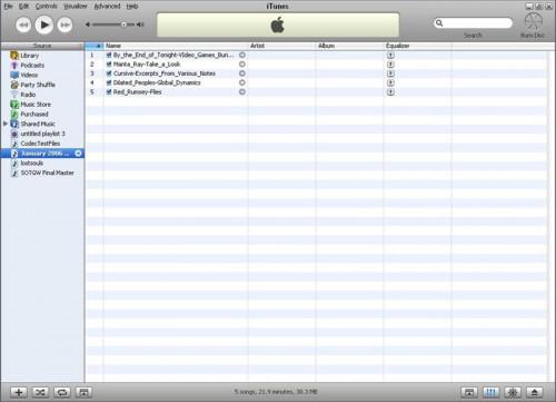 Cómo hacer un CD de audio en iTunes