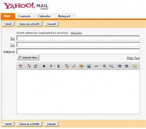 Cómo incrustar un archivo de correo electrónico en Yahoo