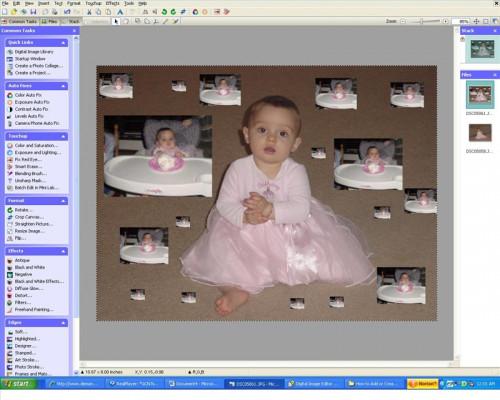 Cómo agregar o Cree Sellos de fotos con el software Microsoft Digital Image