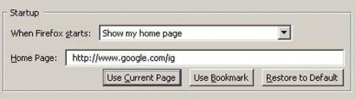 Cómo cambiar un navegador página de inicio?