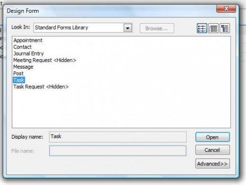 Cómo crear formularios en Outlook 2002