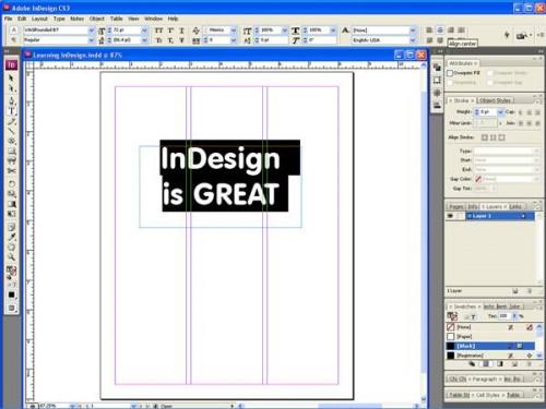 Instrucciones de Adobe Indesign