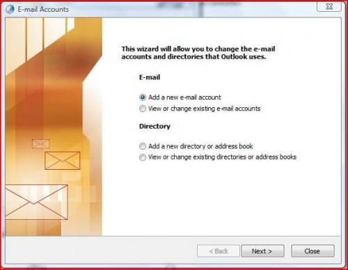 Cómo configurar cuentas de correo electrónico independiente en Microsoft Outlook 2003